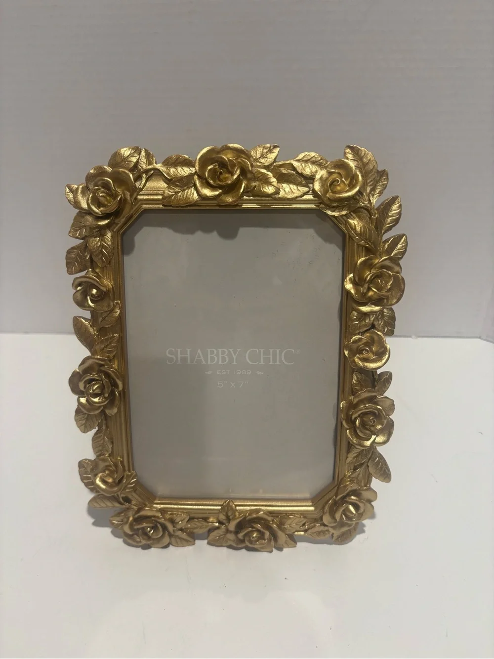 Shabby Chic Gold Rose Leaf Picture Frame